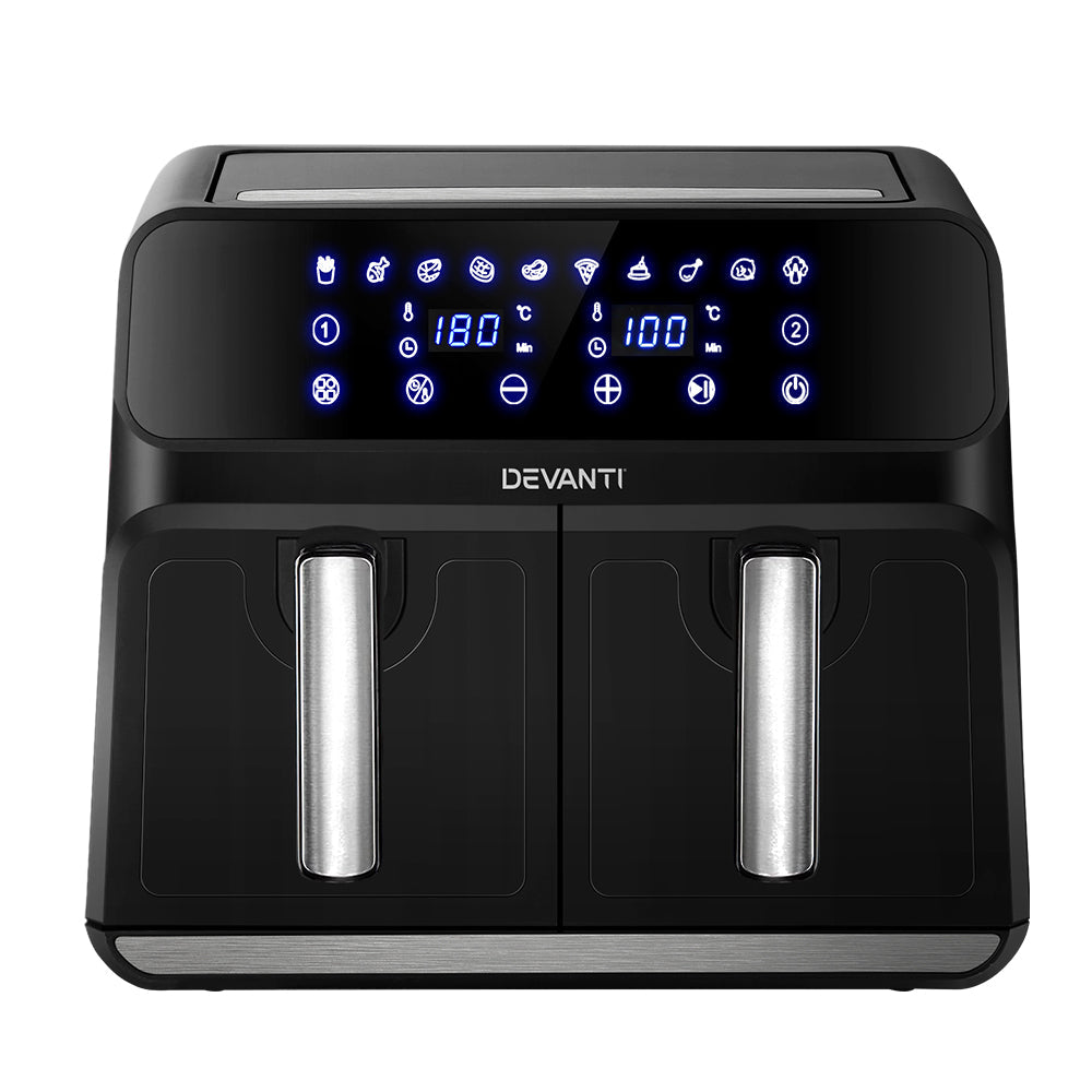 NNEDSZ Devanti Air Fryer 8L Dual Zone Fryers